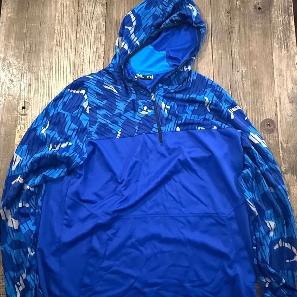 Under Armour Blue Patterned Hoodie